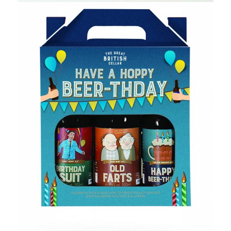 Have a Hoppy Birthday Trio of Beer