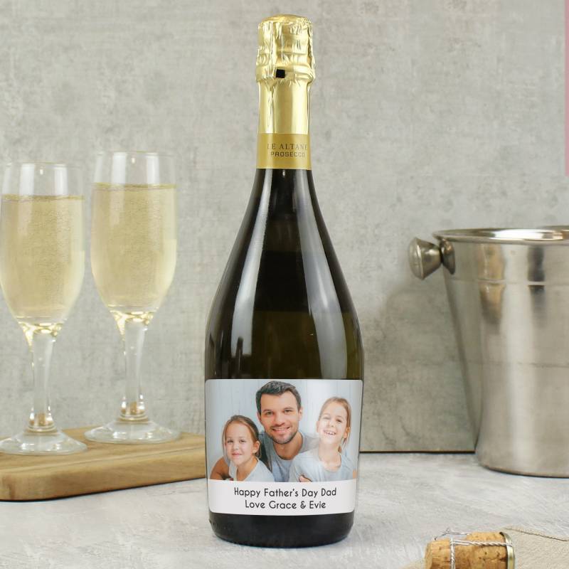 Personalised Photo Upload Bottle of Prosecco