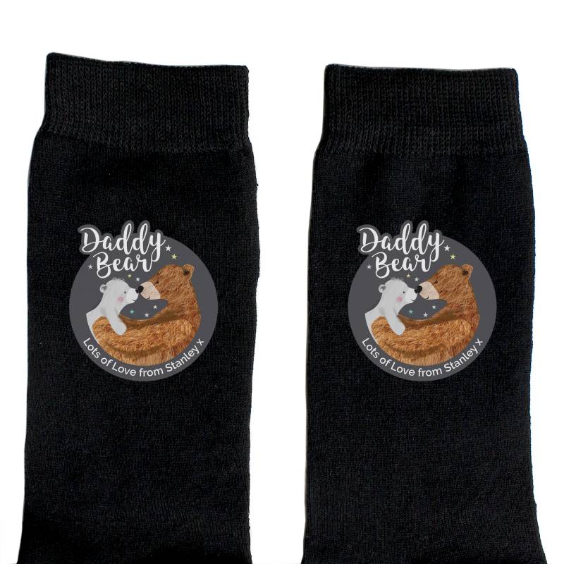 Personalised Daddy Bear Men's Socks